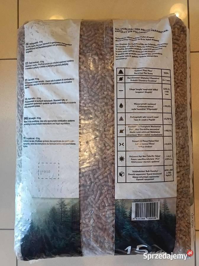 Pellet pelet DPP Resource 6mm certyfikowany Grudziądz