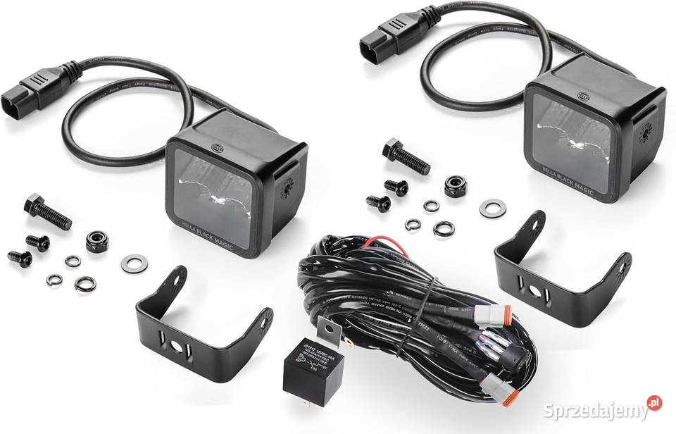 Reflektor dalekosiężny Hella Black Magic Cube mazowieckie Marki sprzedam