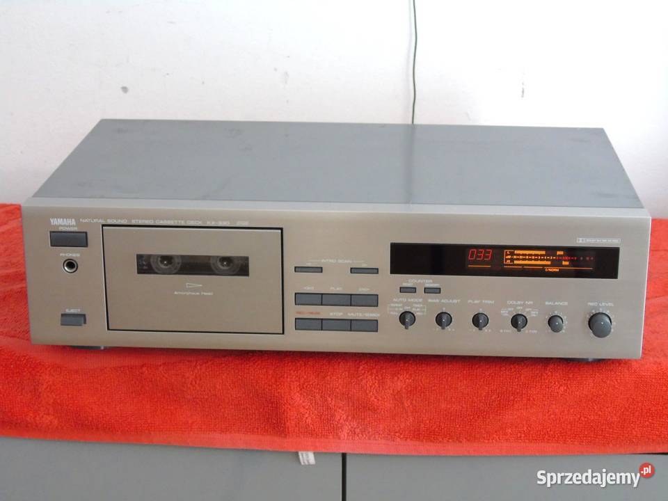 Magnetofon Yamaha KX330 tytan sprawny i ładny Audio Jasło