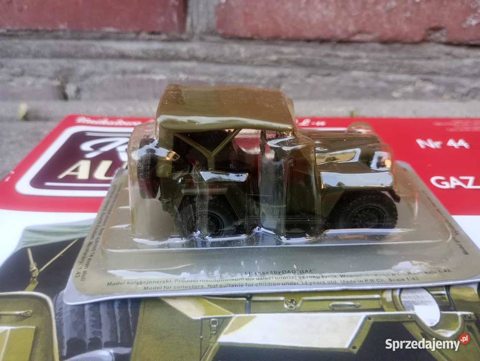 GAZ 67B gazik Kultowe auta PRL model deagostini Warszawa sprzedam