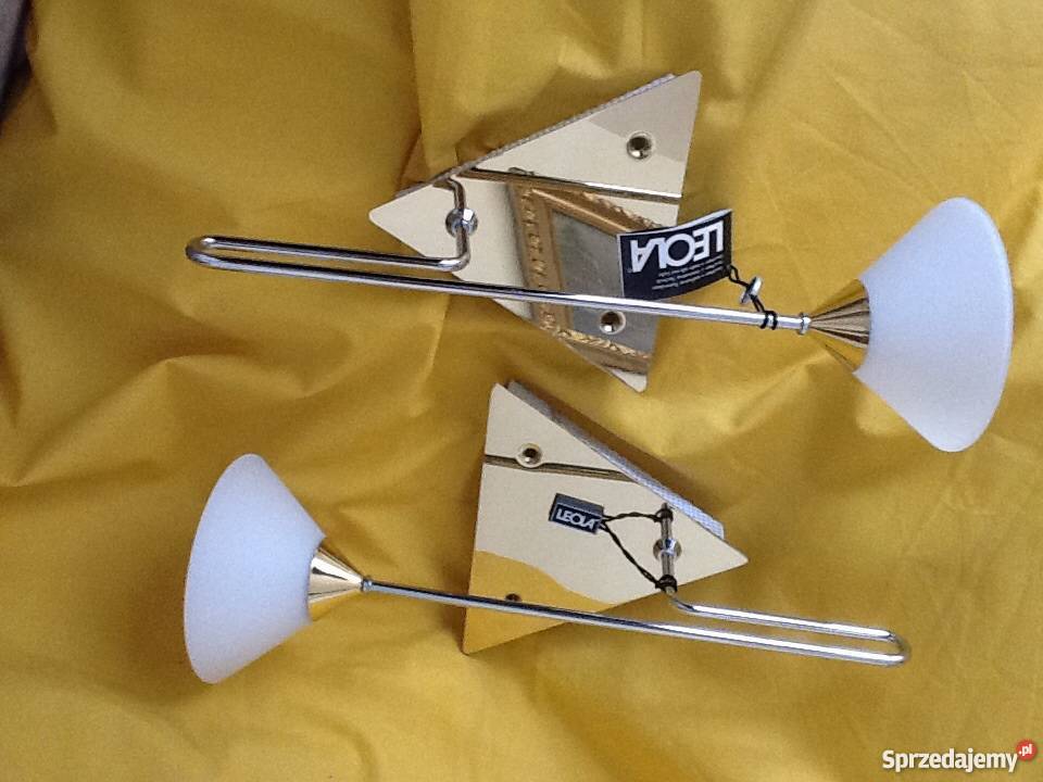 orginalne 2 lampy ścienne z Leola kupione w Nie Gdańsk sprzedam