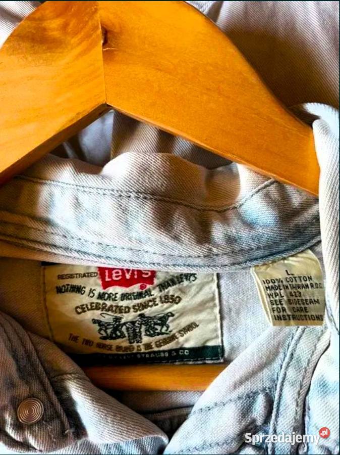 Koszula Jeansowa jasno niebieska Levis Strauss Rozmiar L