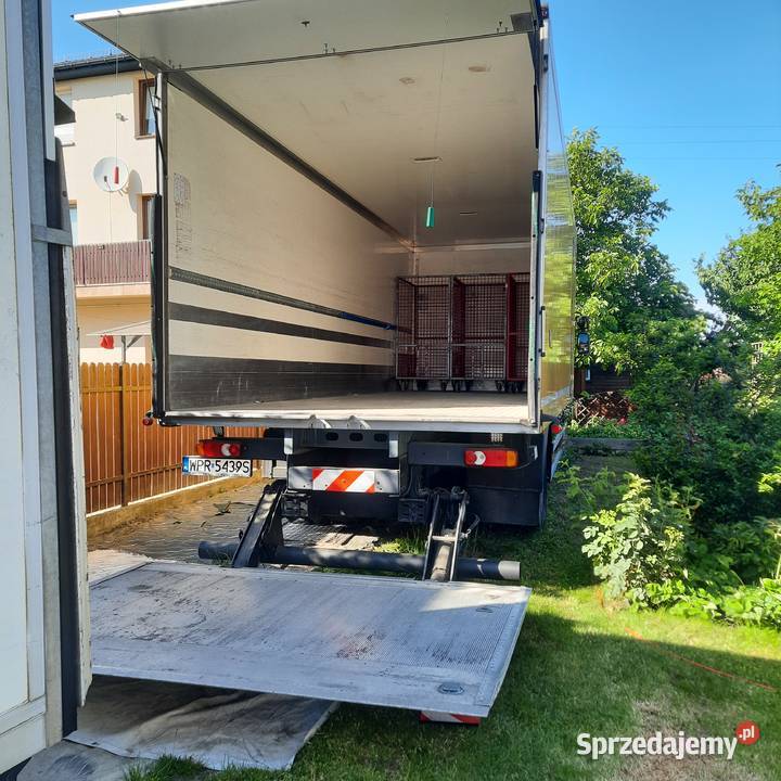 DAF LF55250 Kontener z windą 18 palet gotowy do wspomaganie kierownicy mazowieckie Raszyn
