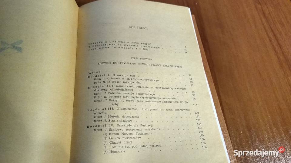 O rozwoju doktryny chrześcijańskiej John Henry twarda Gdańsk