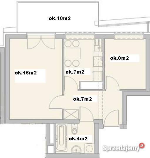 WOLA DUCHACKA WŁOSKA Mieszkanie 2pokojowe słonec Piętro 5