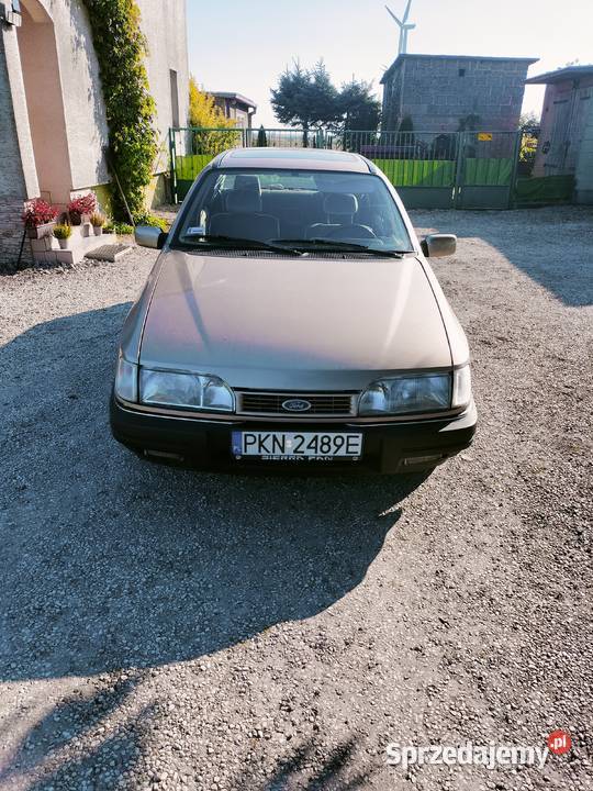 Ford Sierra Ghia Automat jasne brązowe wnętrze 2000cm3 Samochody osobowe Ślesin