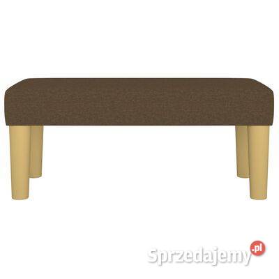 vidaXL Ławka ciemnobrązowa 70x30x30 tapicerowana Warszawa