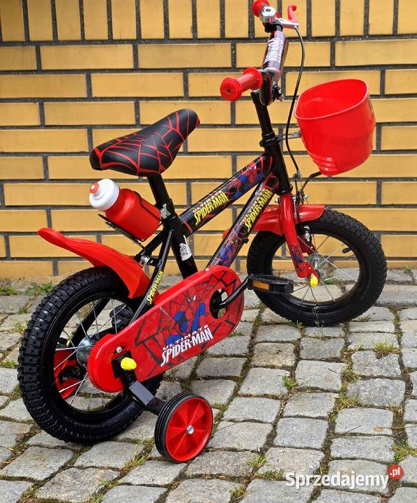 Rower spiderman 16 dostepny niebieski i czerwony Szczecin