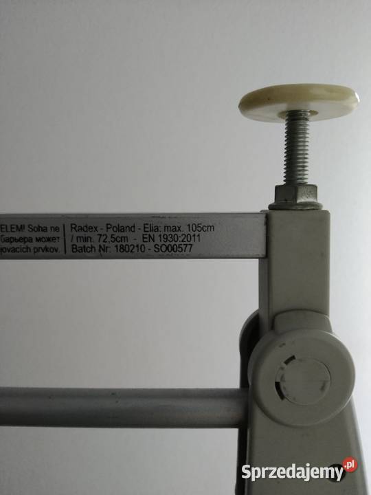 Bramka metalowa Radex Zabezpieczenia, nianie elektroniczne śląskie