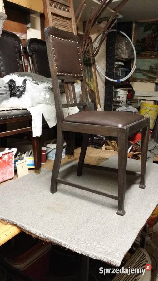 Piękne Orginalne krzesło Secesyjne po Renowacji