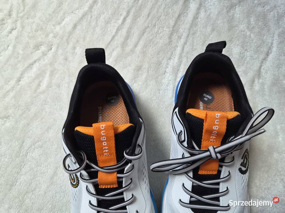 Nowe białe sportowe buty męskie sneakersy Bibice