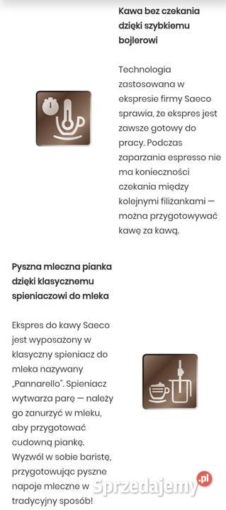 Ekspres do kawy Saeco Intuita automatyczny Myscowa