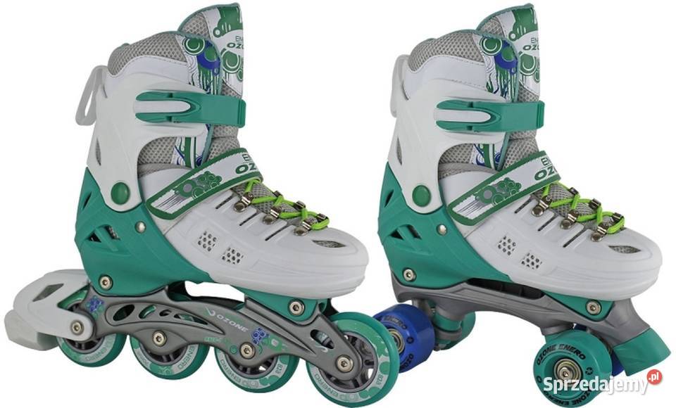 Rolki wrotki OZONE 2W1 3538 regulowane podlaskie Bielsk Podlaski sprzedam