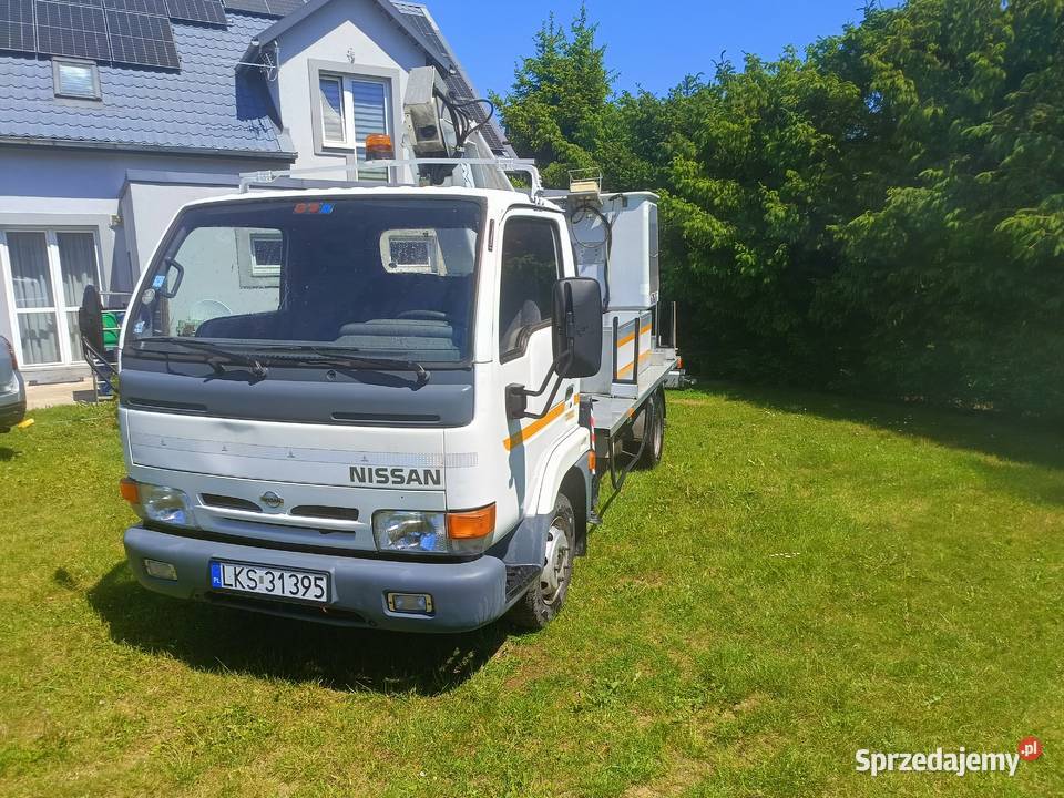 Nissan Cabstar Podnośnik koszowy multitel 145alu Dźwigi, podnośniki Fajsławice