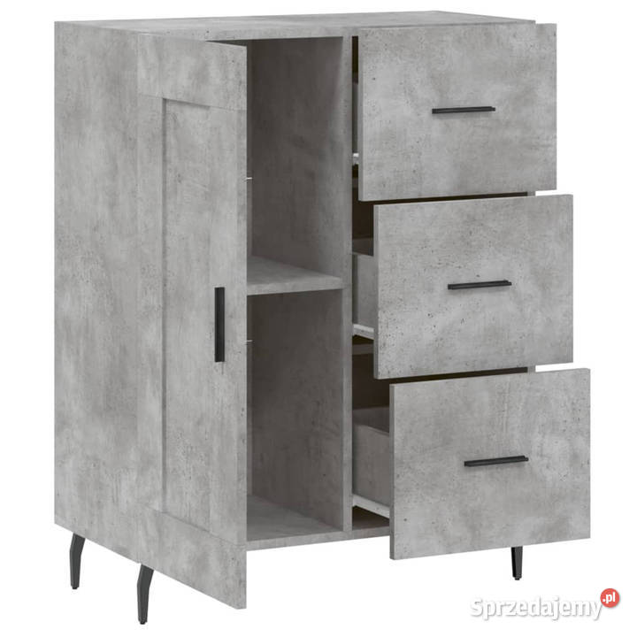 Szafka szarość betonu 695x34x90 materiał Warszawa