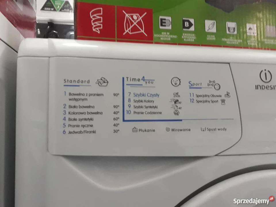OUTLET AGD Pralka Indesit Klasa A