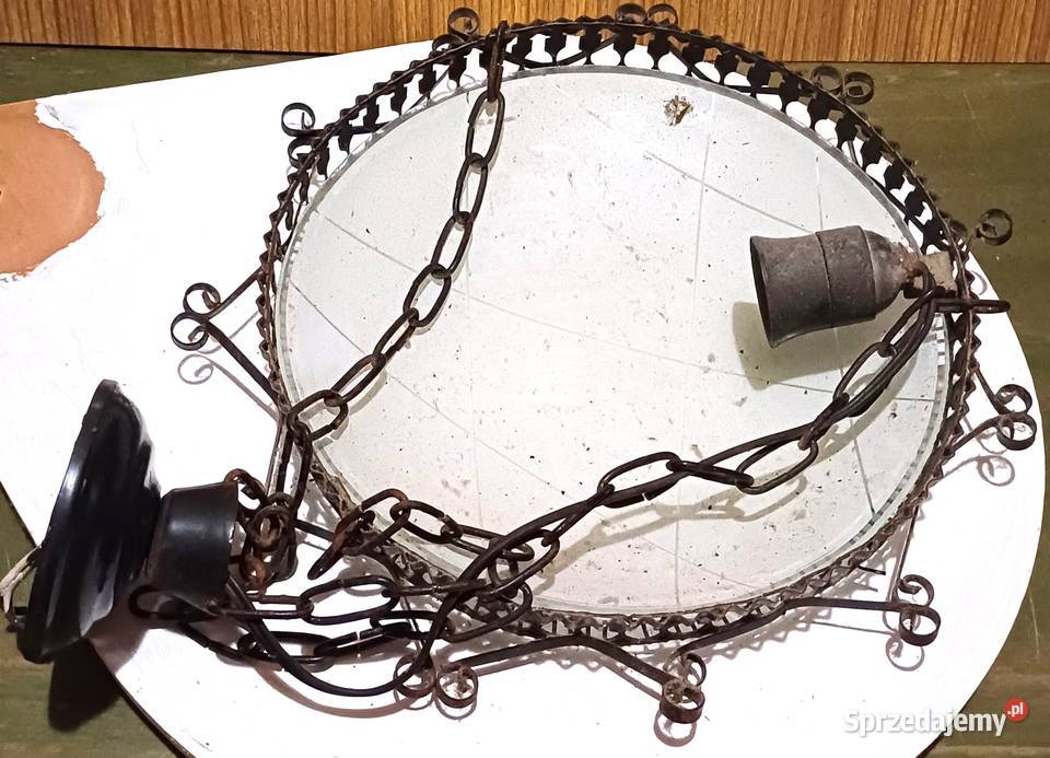 Sprzedam 2 lampy wiszące kute