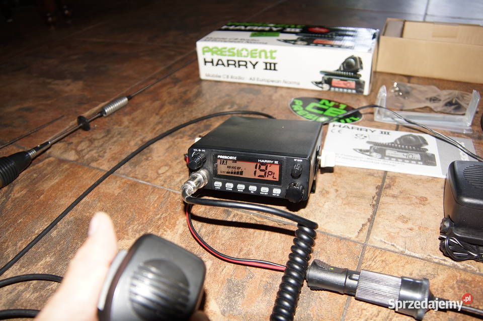 CB Radio President Harry III ASC komplet 3 Wrocław
