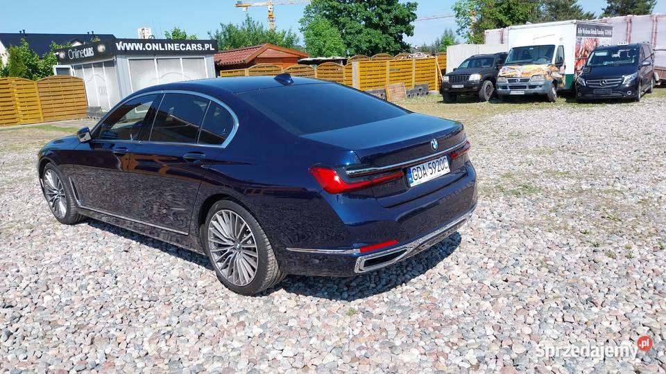 BMW 740d XDrive G11 2021r salon bezwypadkowy Gdańsk