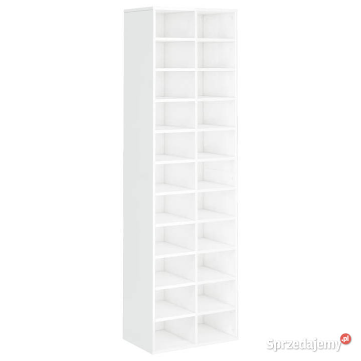 Szafka na buty wysoki połysk biała 54x34x183 mazowieckie Warszawa