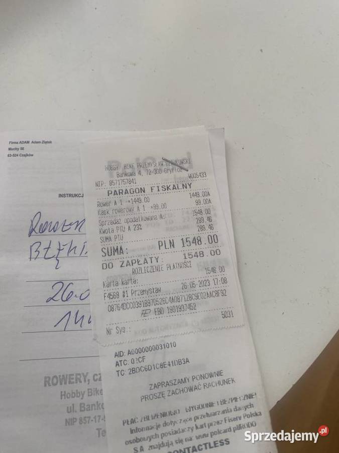 Rowerek dziewczynki nowy nie uzywany Niechorze