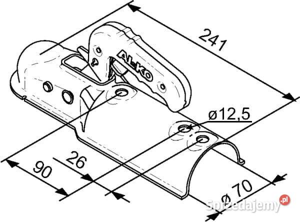 Zaczep kulowy AK7C RD 70 PLUS 1367025