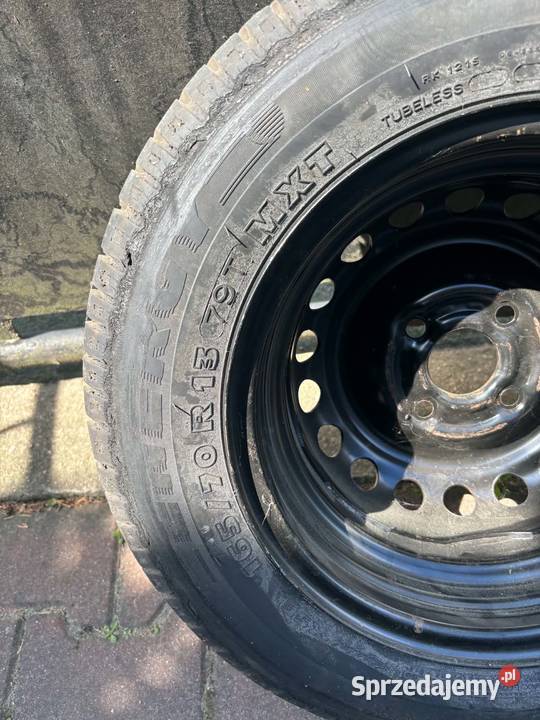 Opona na feldze stalowej 16570R 13 zapas Żyrardów