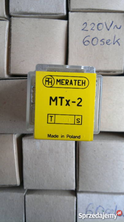 Przekaźnik MTx2 MERATEH 220V 60s śląskie Dąbrowa Górnicza