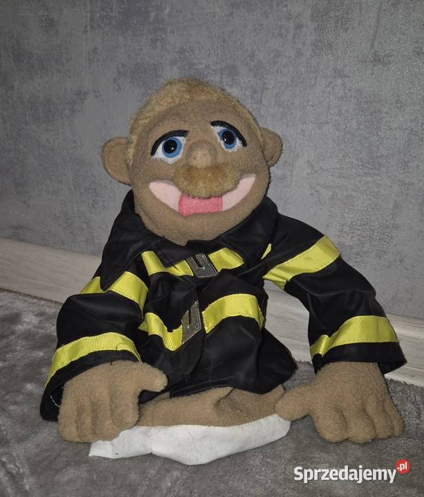 Maskotka przytulanka pacynka Strażak 18m+ Łódź