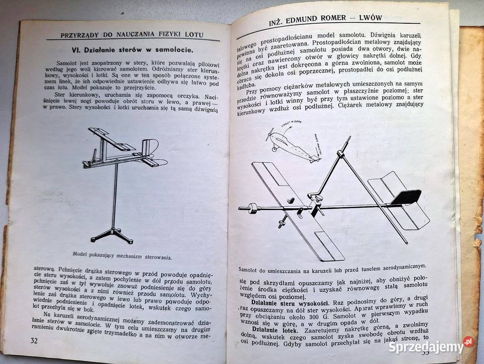 Przyrządy do nauczania fizyki lotu Inż Edmund Rzeszów