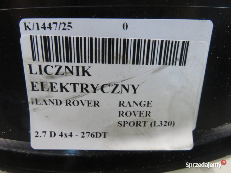 LICZNIK LAND ROVER RANGE ROVER SPORT L320 27 Liczniki i zegary