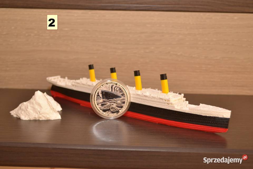 RMS Titanic góra lodowa moneta Druk 3D małopolskie Chrzanów