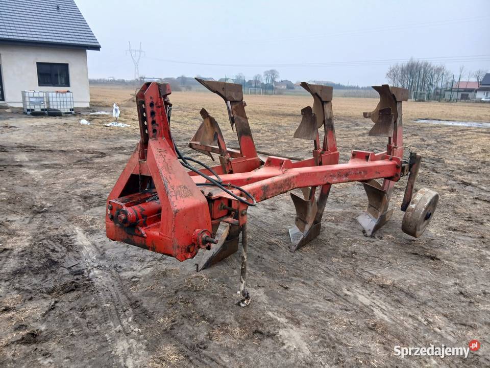 Plug obrotowy 3 skibowy NODET sprezynaKola Rolnictwo wielkopolskie Konin