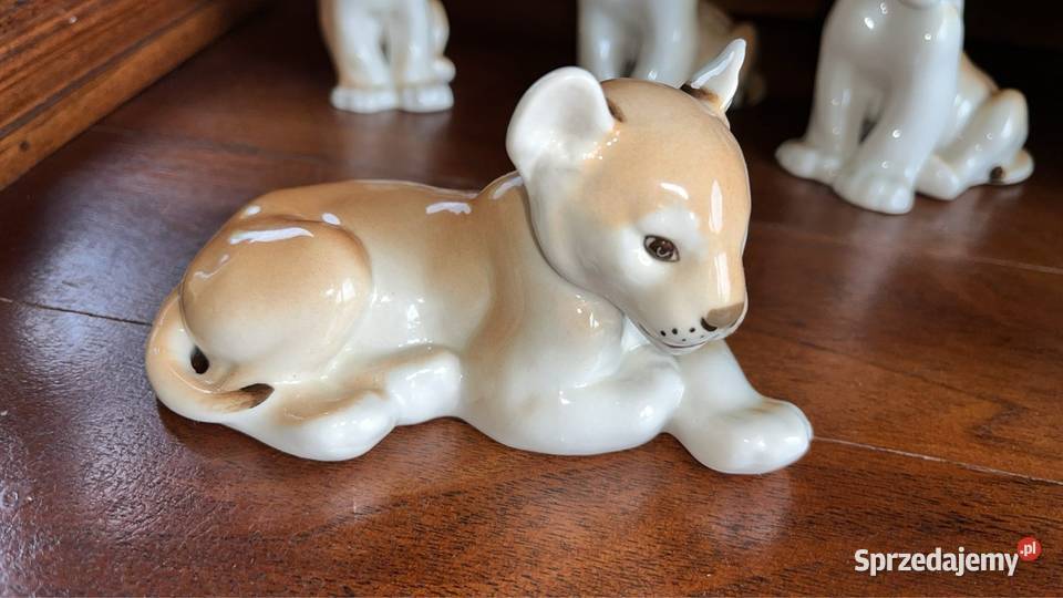 Figurka Lwa Lwiątko Łomosow Najmniejsze Gdańsk