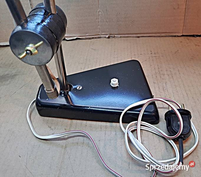 Lampa na biurko z lat PRL Pozostałe Ostrów Wielkopolski