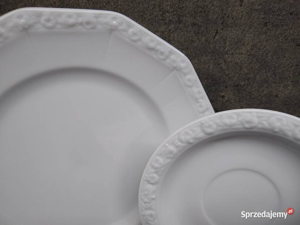Trio Rosenthal Biała Maria Classic Rose Kalisz