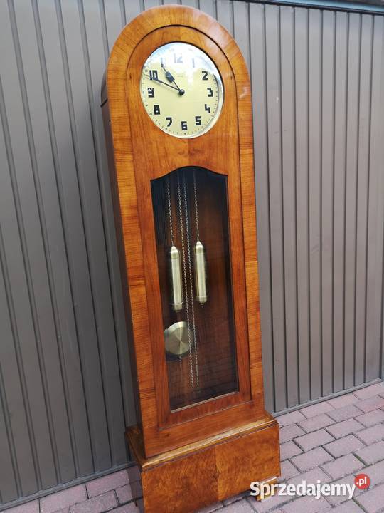 Zegar Stojący Orzech ArtDeco DUFA Stary Antyk Swarzędz