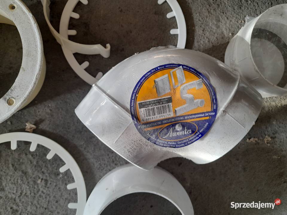 Kratki systemy kolano wentylacyjne łącznik