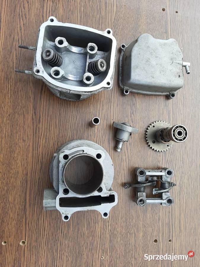 Glowica Cylinder Pokrywa Walek Klepki GY6 150CCM Cylindry, głowice, pierścienie Tarnobrzeg