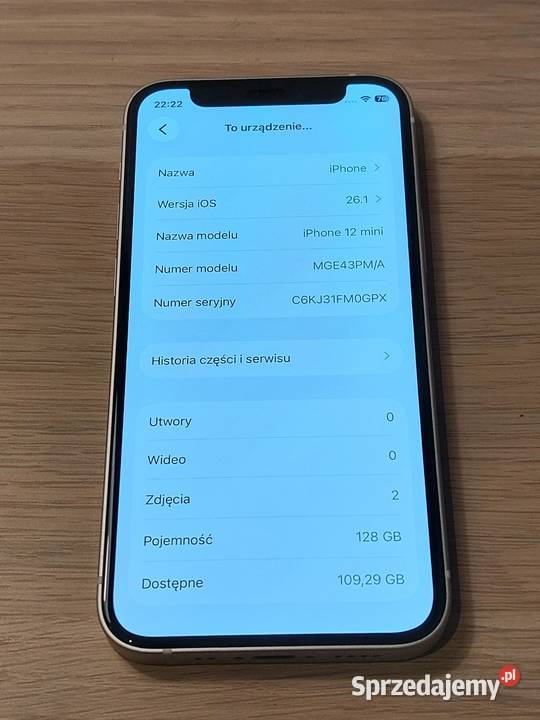iPhone 12 mini 128GB 83 Biały Warszawa