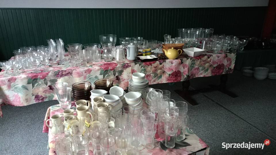 Kieliszki szklane łódzkie Ręczno