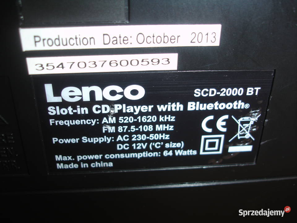 Boombox LENCO SCD2000BT lubuskie Zielona Góra
