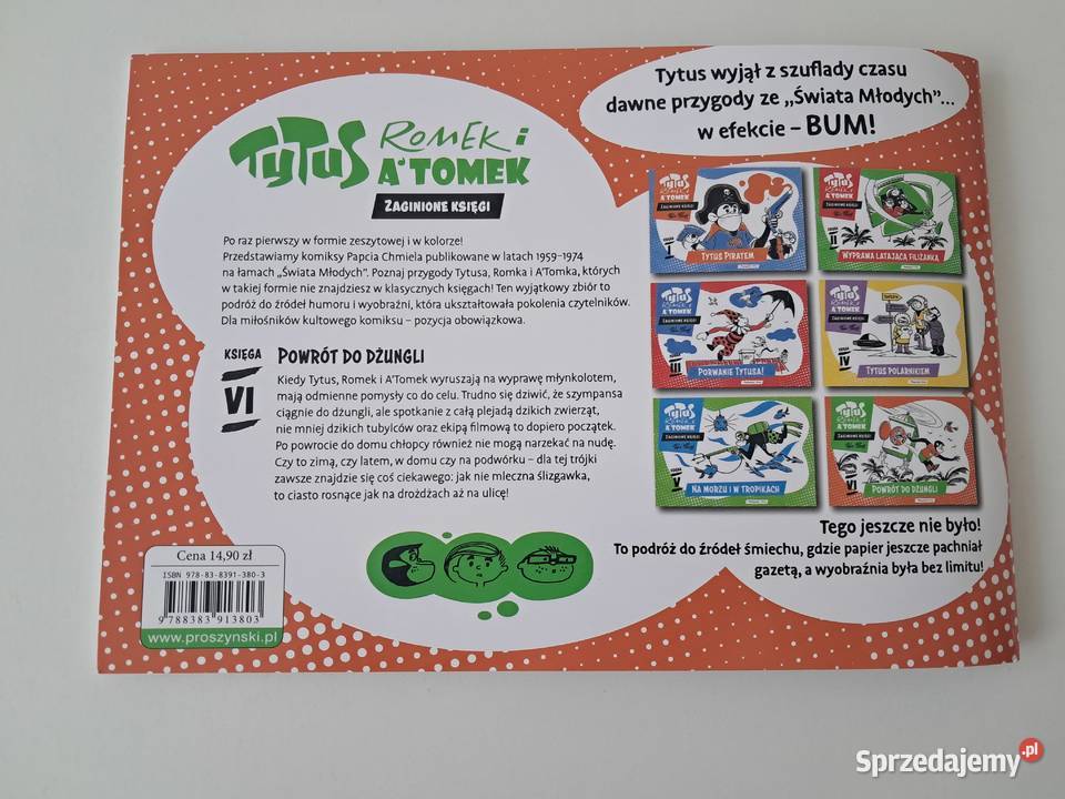 Książkikomiksy Tytus Zaginione księgi H J Kraków