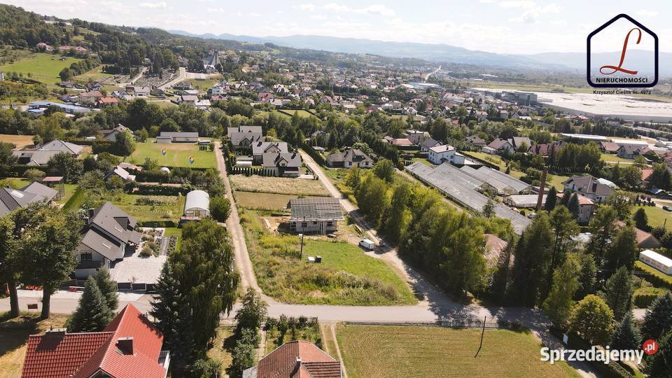 Działki budowlane 8 arów Dąbrowa gmina Chełmiec budowlana