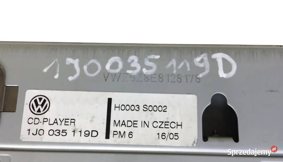 ZMIENIARKA CD GOLF IV VW PASSAT B5 FL BORA Działoszyce