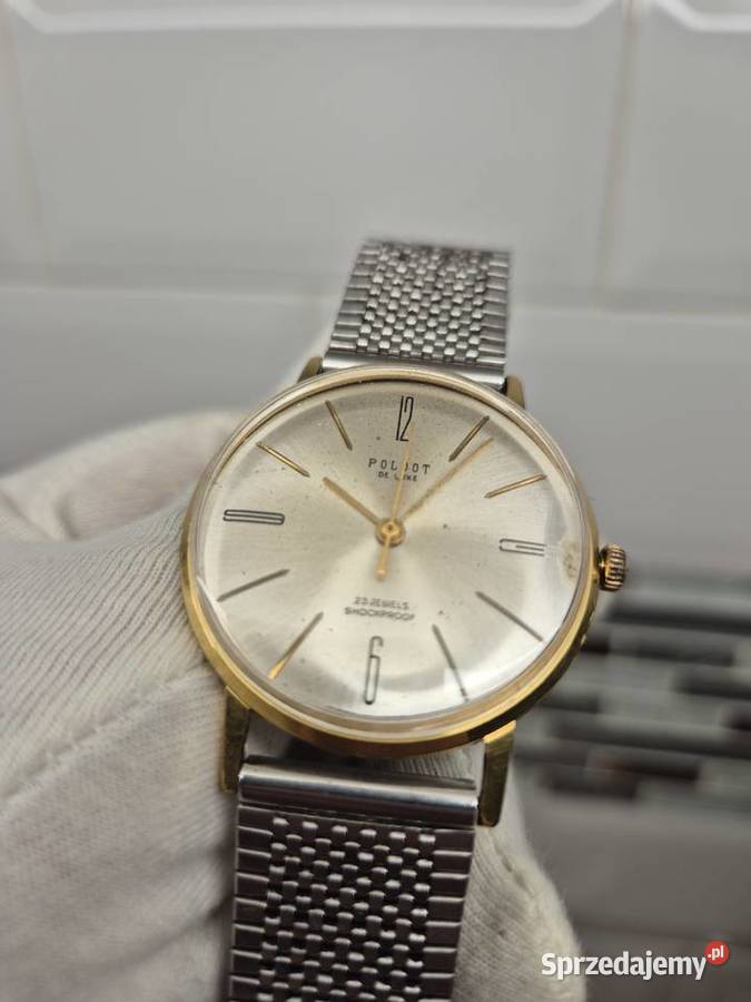 Rzadki zegarek Poljot de Lux śląskie Chorzów