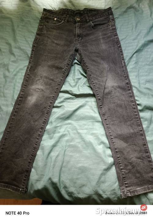 Szare jeansy slim fit You Wear Ivanov Dżins  pomorskie