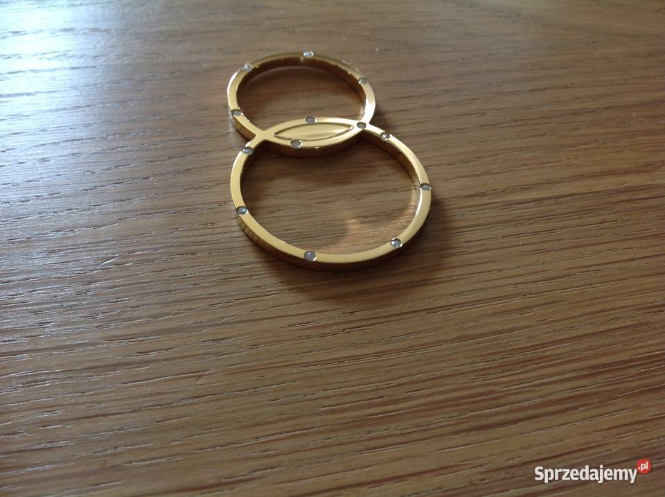 Duża Złota Zawieszka EX cyrkonie Nowa Sól sprzedam