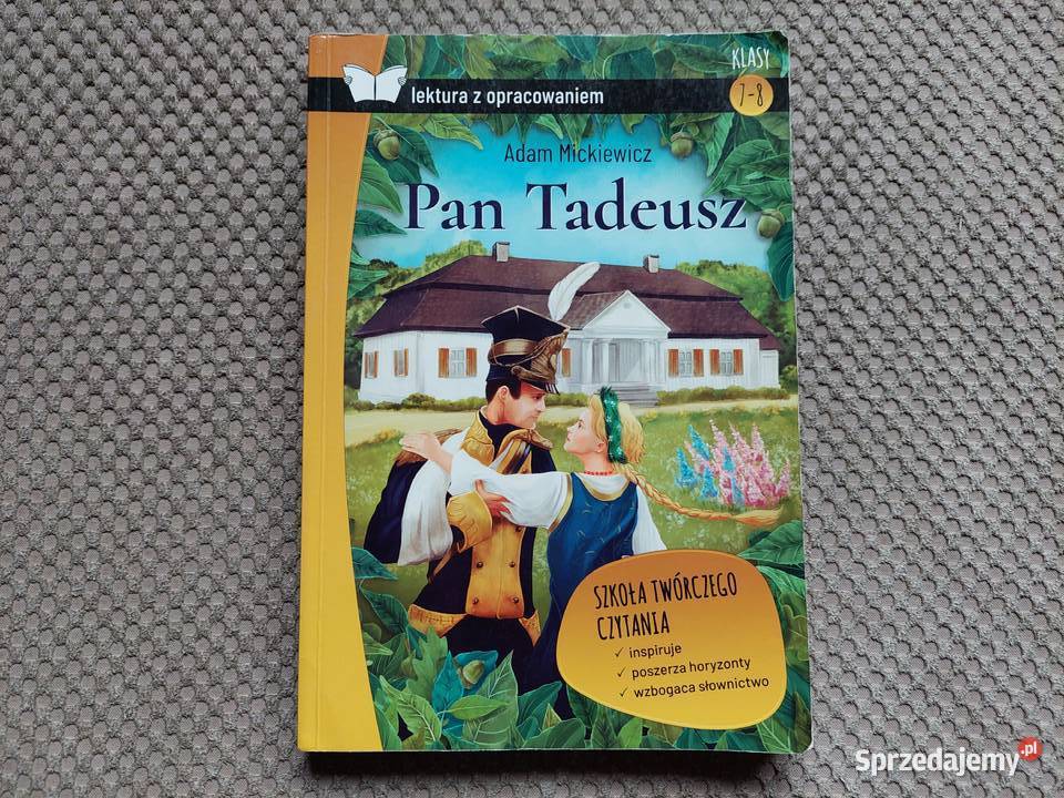 lektura z opracowaniem Pan Tadeusz Adam małopolskie