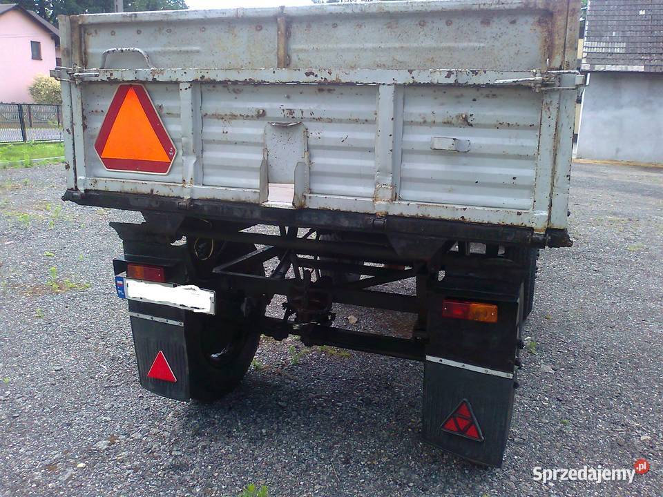Przyczepa wywrotka nieuszkodzony Przyczepy rolnicze Grzawa